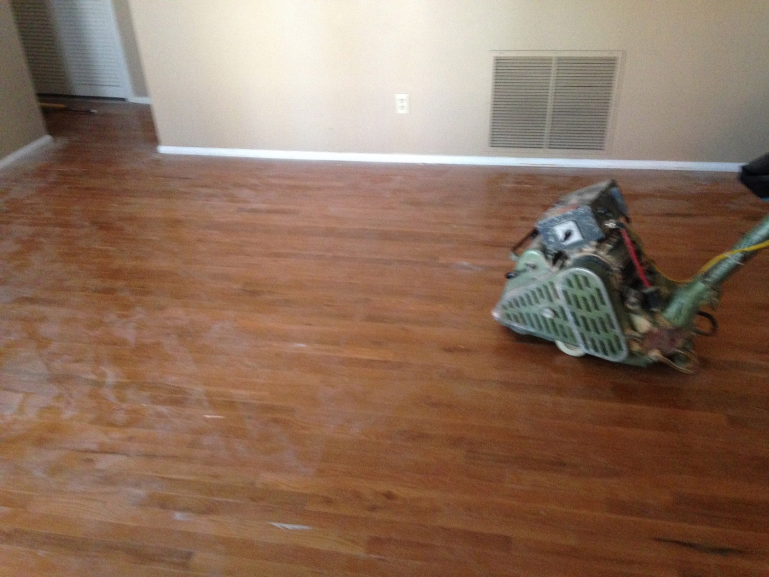 Refinishing A Cupped Wood Floor In Mandarin