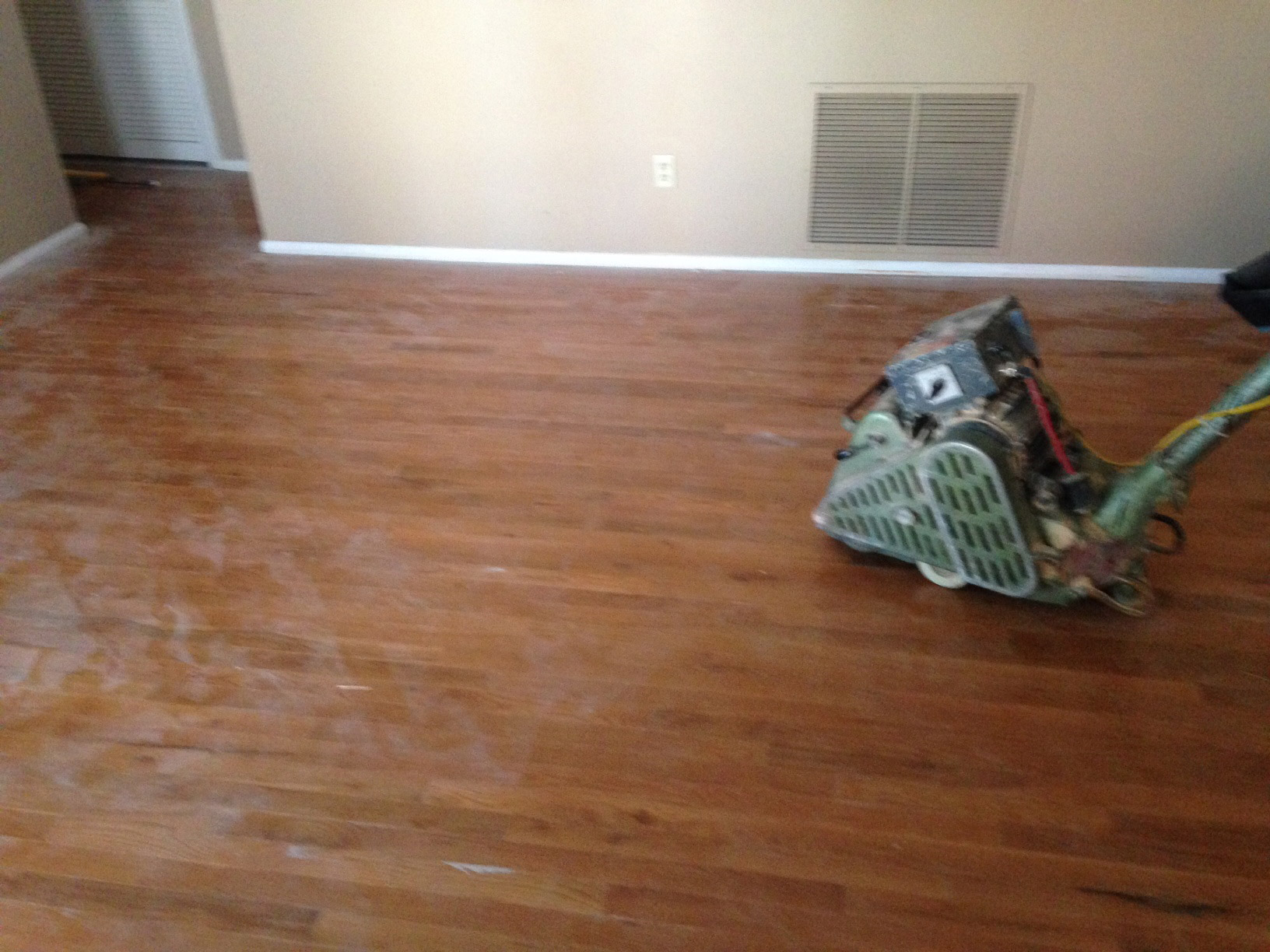 Refinishing A Cupped Wood Floor In Mandarin, Hardwood Floor Cleaning Jacksonville Fl