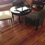 New Santos Mahogany Engineered Wood Flooring.