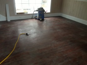 Heart Pine Solid wood flooring Refinish project