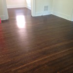 Refinished beautiful Riverside hardwood floors