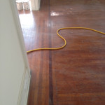 Worn, impressive wood floors in Riverside