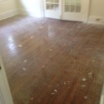 Worn, impressive Riverside hardwood floors