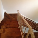 Stairs after coating