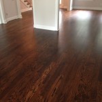 Solid Wood floor after coating