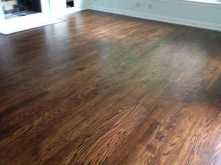 Beautiful Wood Floor after screening and re-coating