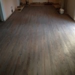 Classic Gray DuraSeal stained wood flooring with Bona Traffic satin coating