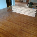 Preparing to refinish and repair wood floors