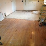 Preparing to refinish wood floors in Jacksonville Beach