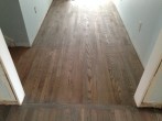 DuraSeal Classic Gray stained and coated solid Red Oak wood flooring