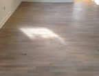 Stained and refinished red oak floor