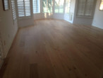 Wire brushed, engineered White Oak Flooring with white stain