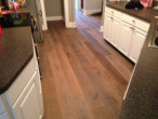 New European White Oak wood flooring installed