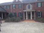 Front of client's home in St. Johns county, Florida, on the river.