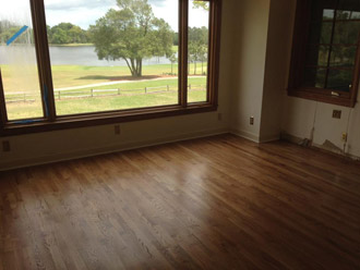 Solid White Oak Plank Flooring In Deerwood Country Club
