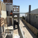 View of Atlantic Beach, Florida and Dan's Floor Store worksite