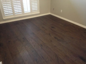 Engineered domestic Hickory wood flooring