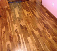 Costa Rican Teak wood flooring - installed