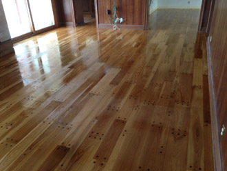 Pegged Look White Oak Floor Install And Weave In