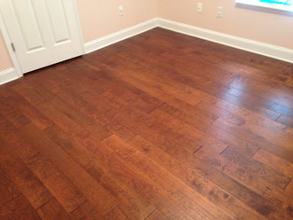 Hand Scraped Birch Wood Floor Installation - Ponte Vedra Beach