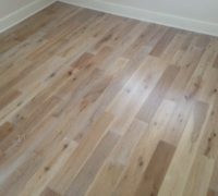 Engineered White Oak flooring with white stain in grain