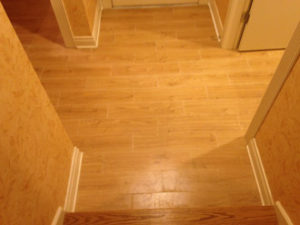 New wood-look floor tiles