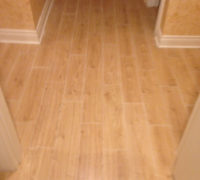 New wood-look floor tiles