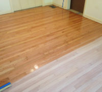 Applying finish to old clear grade solid Red Oak flooring