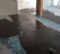 Leveling the subfloor