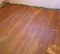 Old solid Red Oak wood flooring - to be refinished