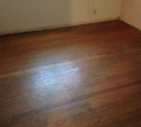 Old solid Red Oak wood flooring - to be refinished