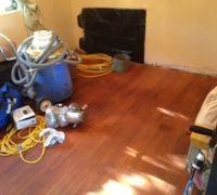 Wood floor refinishing gear