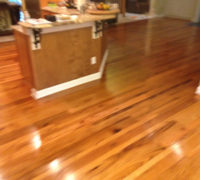 Old Red and White Oak wood floor with Tung oil finish