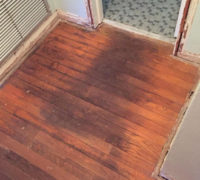 Old solid Red Oak wood flooring