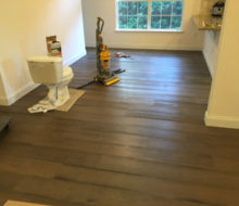 Installing French Oak wood flooring