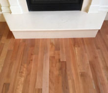 Pacific Madrone wood flooring installed