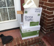 Bona Traffic HD satin finish coating for Avondale home wood floor and stair tread refinishing