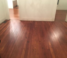Old heart pine wood flooring refinished