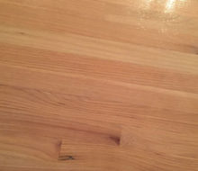 Applying Bona finish to whitewashed red oak wood flooring