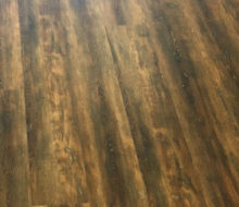 wood look vinyl plank flooring installed