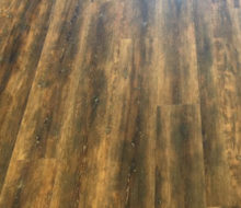 wood look vinyl plank flooring installed