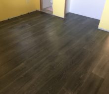 Beachy look White Oak flooring installed