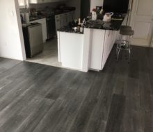 Beachy look White Oak flooring installed