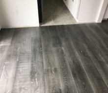 Beachy look White Oak flooring installed