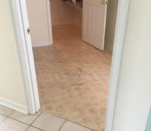 Old tile floors - prior to removal