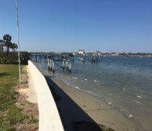 Looking south over Matanzas Bay, behind the project home.