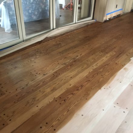 Walnut Pegged Red Oak Plank Flooring, Hardwood Floor Plugs