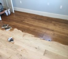 Staining character grade White Oak flooring