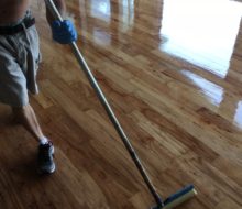 Refinishing hickory flooring