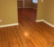 Red Oak clear grade flooring - pre-refinishing.